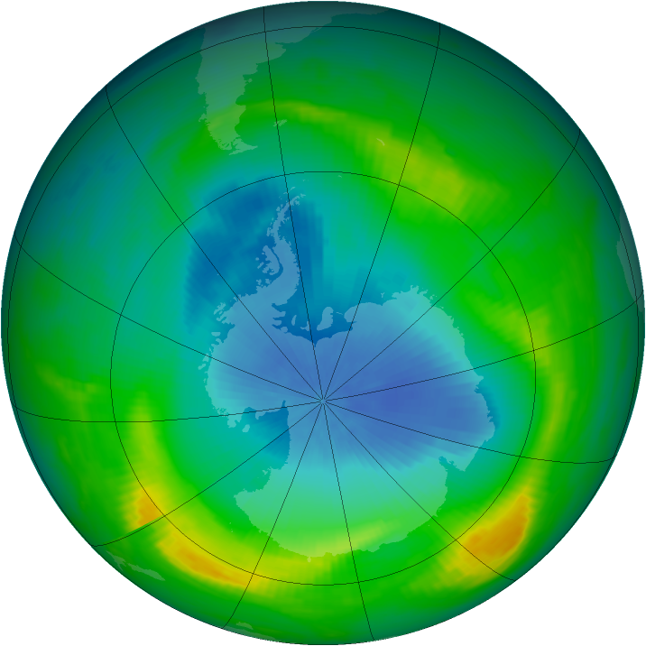 Ozone Map 1980-11-05